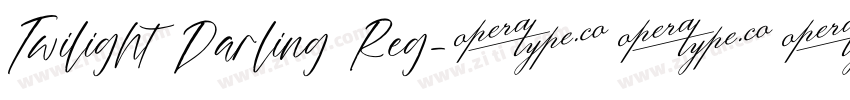Twilight Darling Reg字体转换
